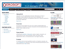 Tablet Screenshot of oekosoft.ch